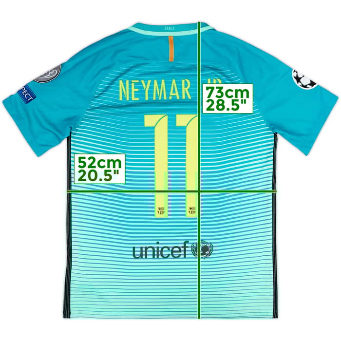2016-17 Barcelona Third Shirt Neymar Jr #11 - 9/10 - (M)