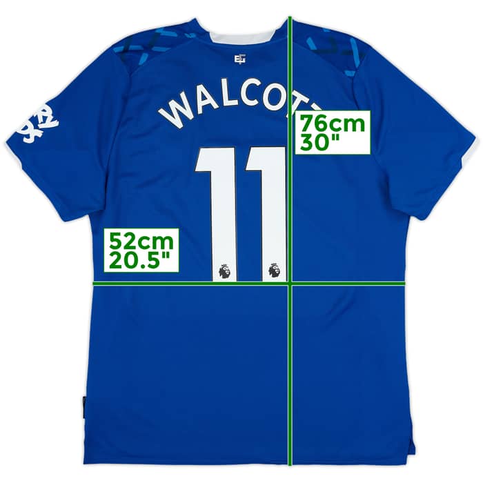 2019-20 Everton Home Shirt Walcott #11 - 7/10 - (XL)