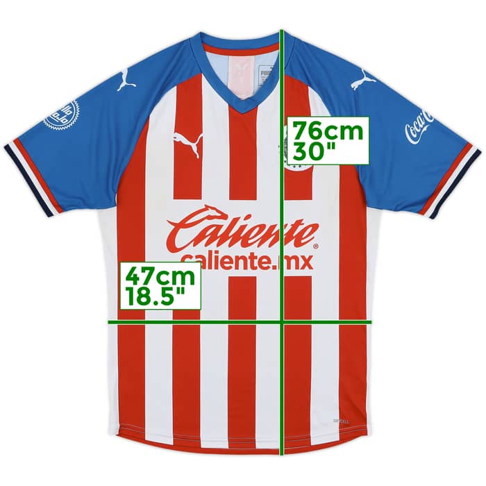 2019-20 Chivas Guadalajara Home Shirt - 9/10 - (M)