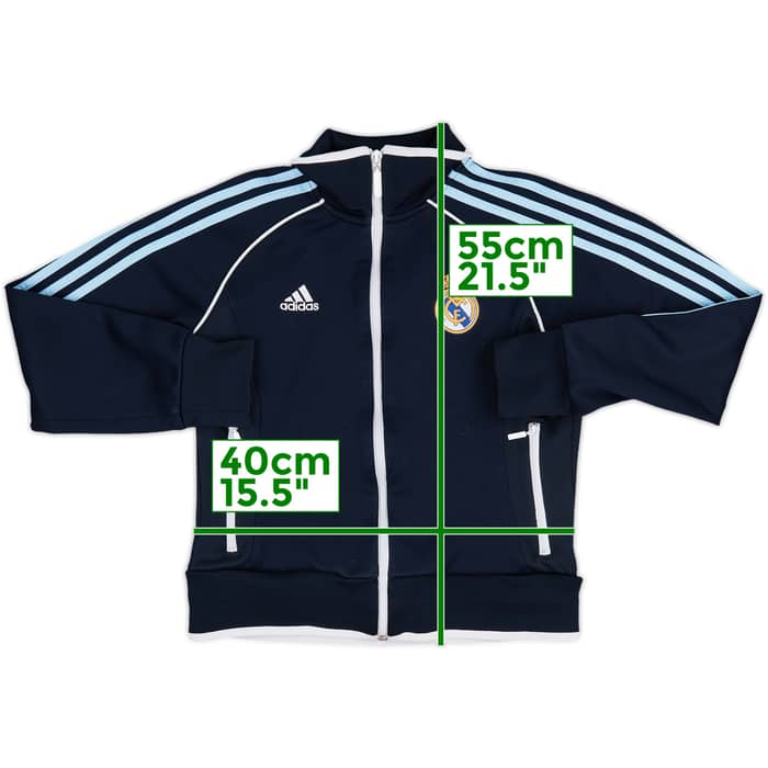2004-05 Real Madrid adidas Track Jacket #7 - 8/10 - (M.Boys)