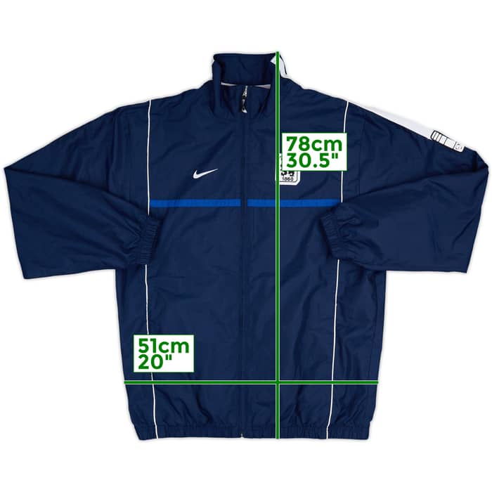 2002-03 1860 Munich Nike Track Jacket - 6/10 - (M)