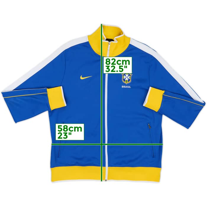 2010-11 Brazil Nike Track Jacket - 8/10 - (XL)