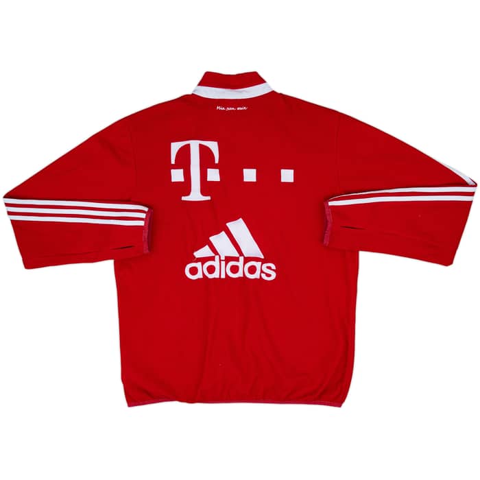 2013-14 Bayern Munich adidas 1/4 Zip Fleece Top - 6/10 - (L)