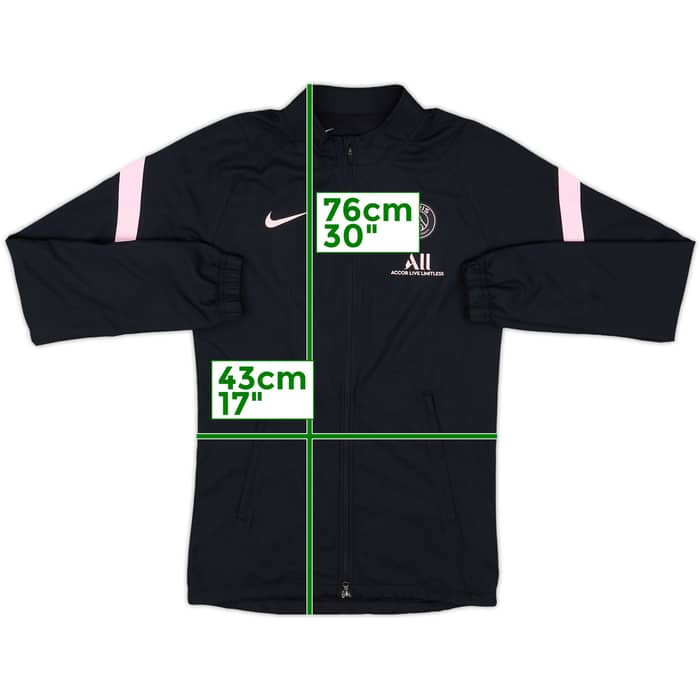 2021-22 Paris Saint-Germain Nike Track Jacket - 10/10 - (XS)