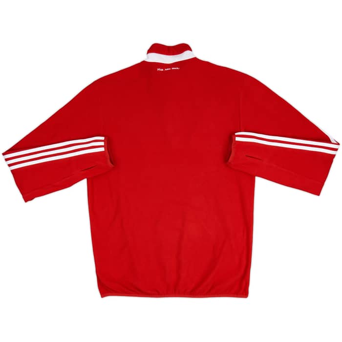 2013-14 Bayern Munich adidas 1/4 Zip Fleece Top - 9/10 - (S)