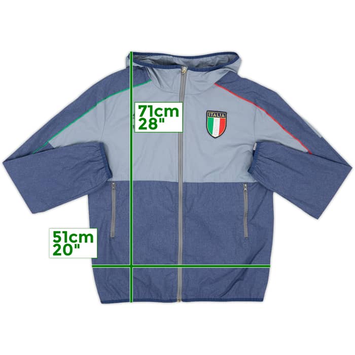 2012-13 Italy Puma Hooded Track Jacket - 8/10 - (M)