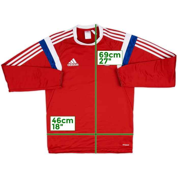 2014-15 Bayern Munich adidas Sweat Top - 8/10 - (S)
