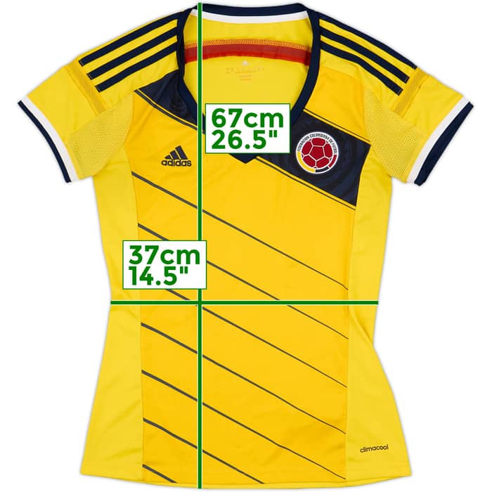 2014-15 Colombia Home Shirt - 6/10 - (Women's S)