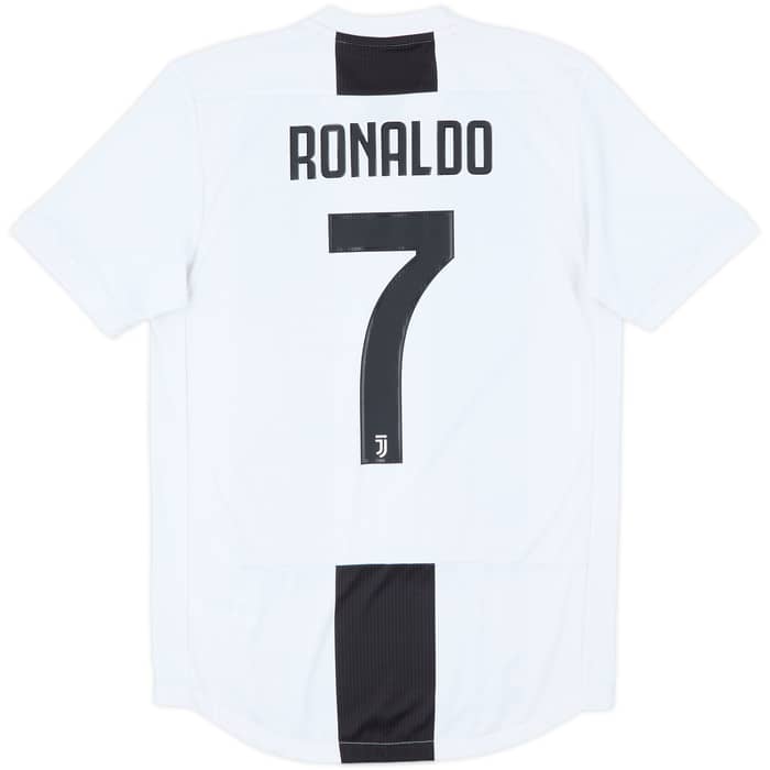 2018-19 Juventus Authentic Home Shirt Ronaldo #7 - 7/10 - (M)