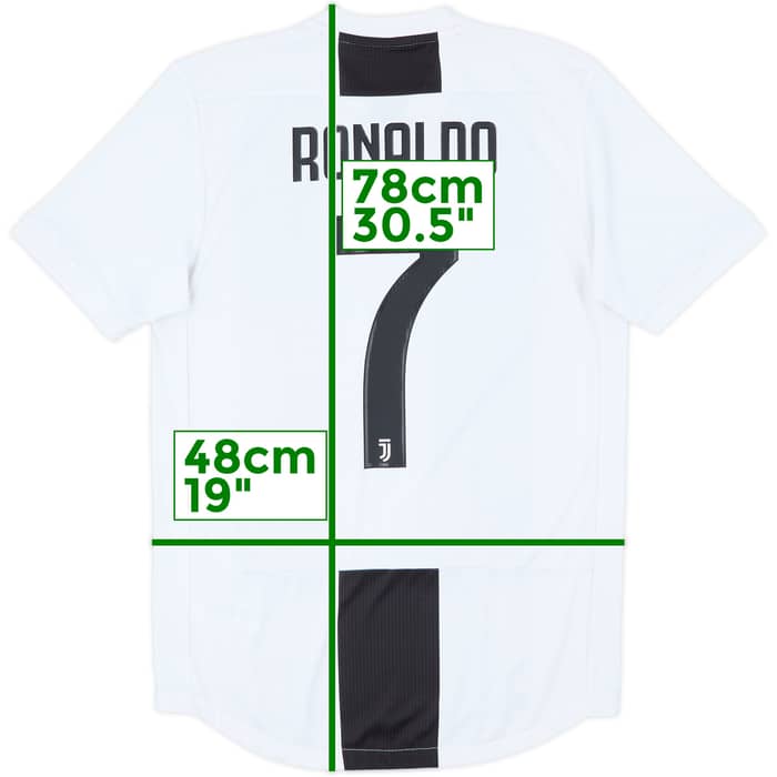 2018-19 Juventus Authentic Home Shirt Ronaldo #7 - 7/10 - (M)