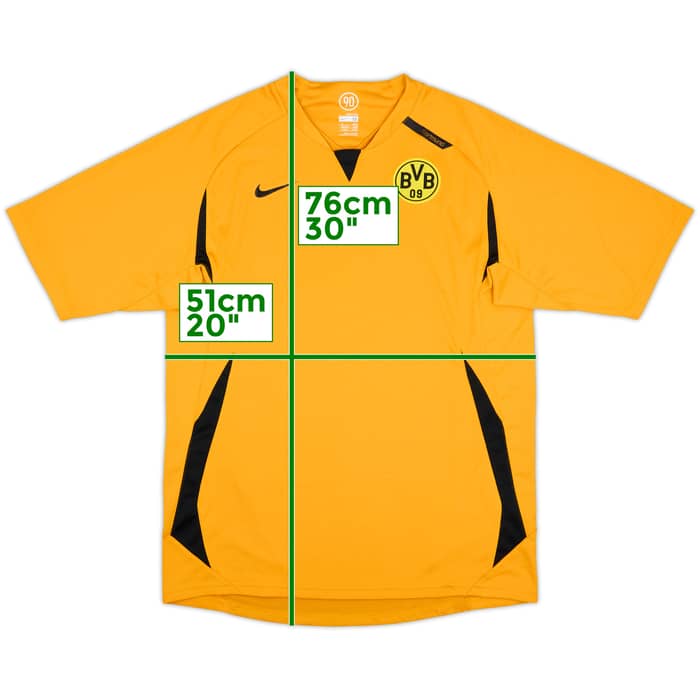 2006-07 Borussia Dortmund Player Issue Nike Training Shirt - 9/10 - (M)