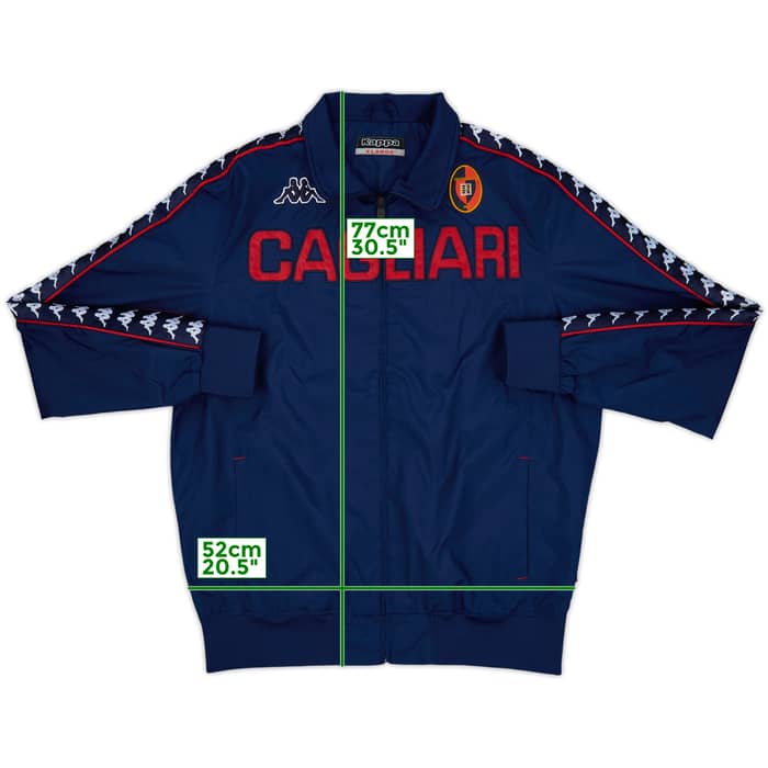 2011-12 Cagliari Kappa Track Jacket - 8/10 - (XL)