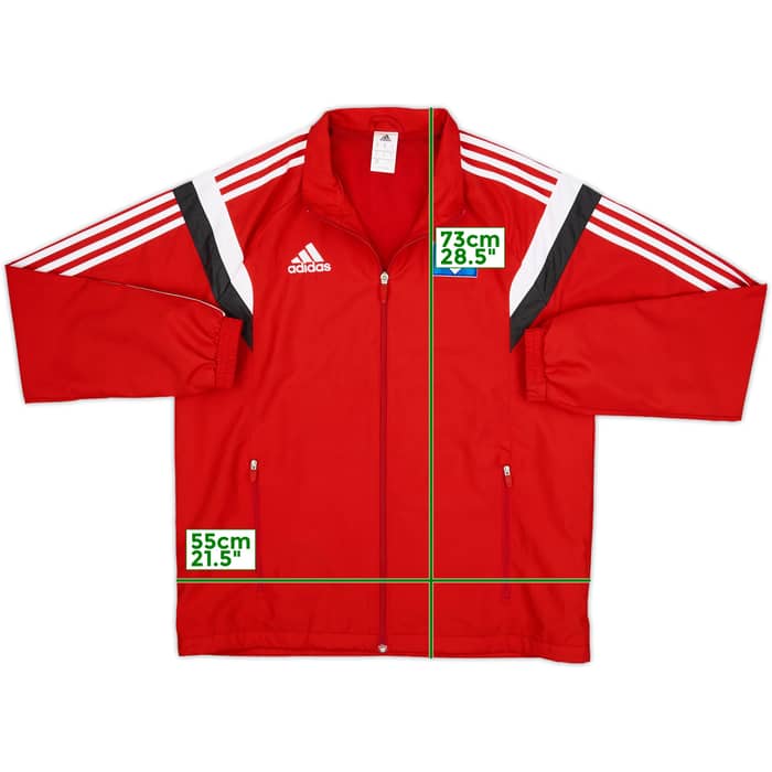 2014-15 Hamburg adidas Track Jacket - 8/10 - (M)