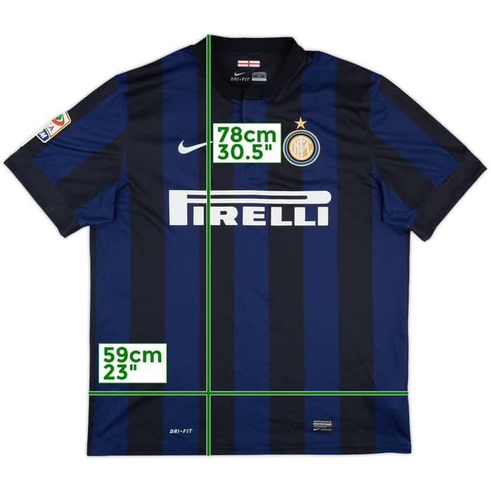 2013-14 Inter Milan Home Shirt - 6/10 - (XL)