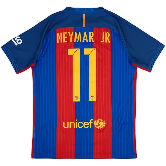 2016-17 Barcelona Authentic Home Shirt Neymar Jr #11 - 10/10 - (M)