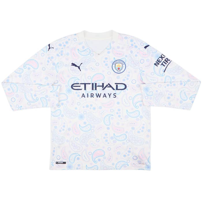 2020-21 Manchester City Third L/S Shirt Foden #47 - 9/10 - (M)