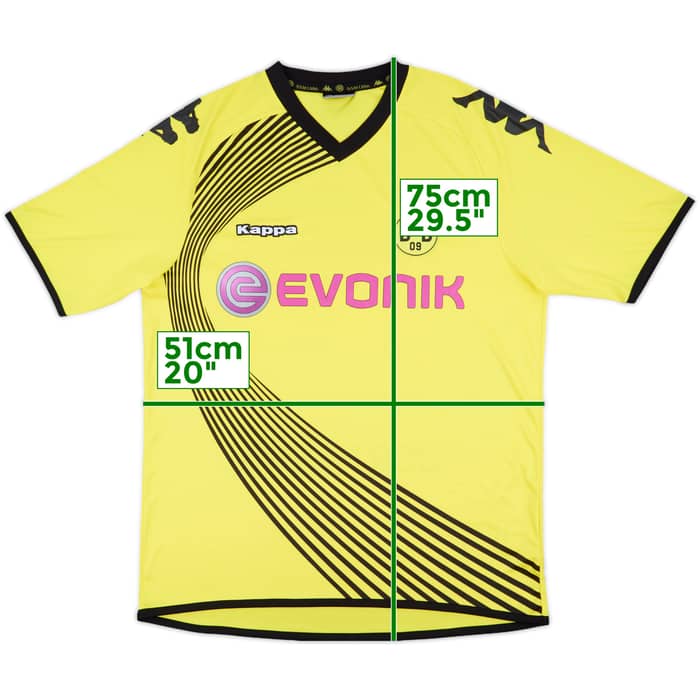2011-12 Borussia Dortmund European Home Shirt - 9/10 - (L)