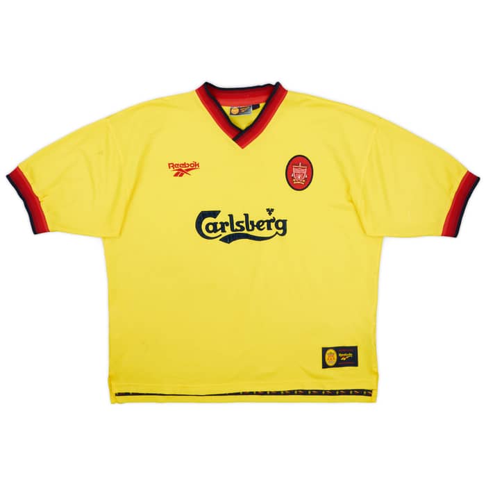 1997-99 Liverpool Away Shirt Fowler #9 - 6/10 - (XL)