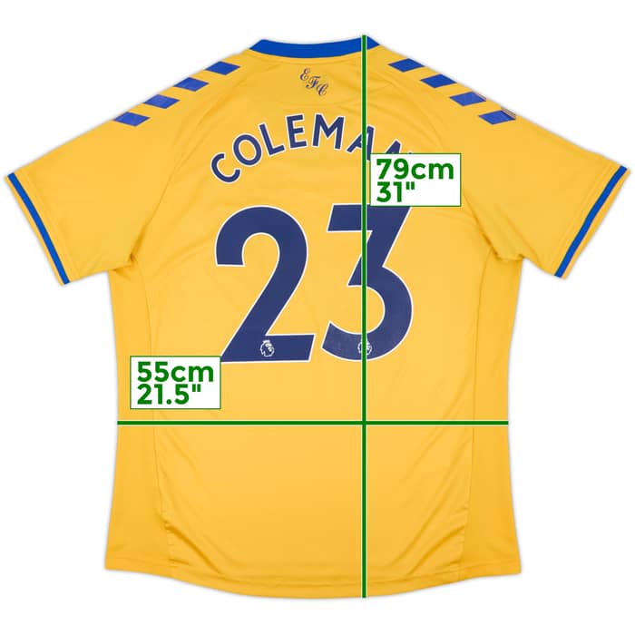 2020-21 Everton Away Shirt Coleman #23 - 7/10 - (XXL)