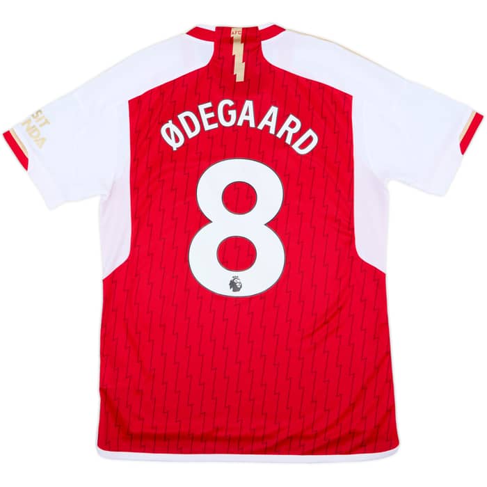2023-24 Arsenal Home Shirt Odegaard #8 - 9/10 - (L)