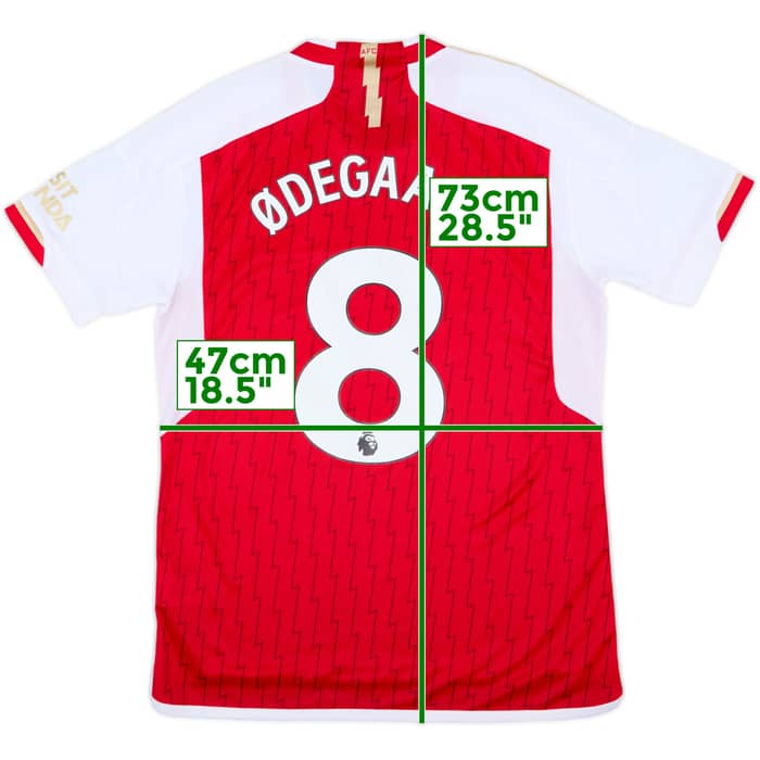 2023-24 Arsenal Home Shirt Odegaard #8 - 9/10 - (L)
