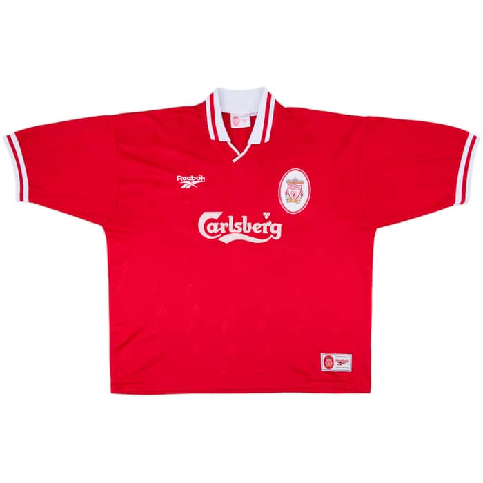 1996-98 Liverpool Home Shirt Fowler #9 - 9/10 - (XXL)