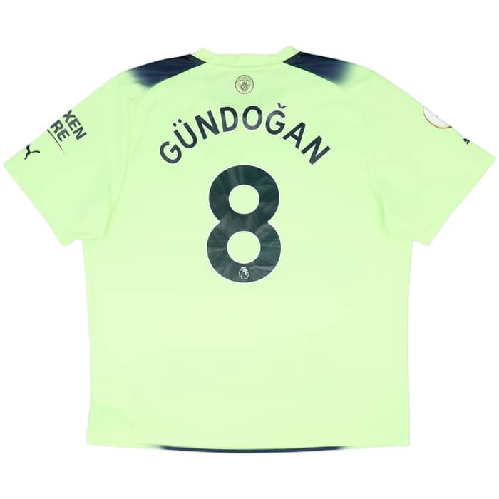 2022-23 Manchester City Third Shirt Gundogan #8 - 8/10 - (XXL)