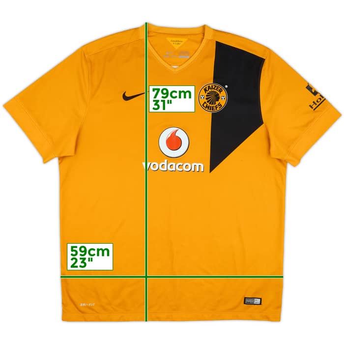 2014-15 Kaizer Chiefs Home Shirt - 7/10 - (XL)