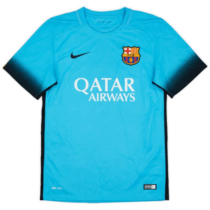 2015-16 Barcelona Third Shirt Suarez #9 - 9/10 - (S)