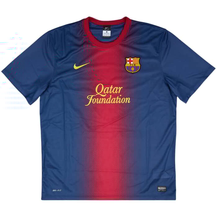 2012-13 Barcelona Basic Home Shirt - 9/10 - (XL)