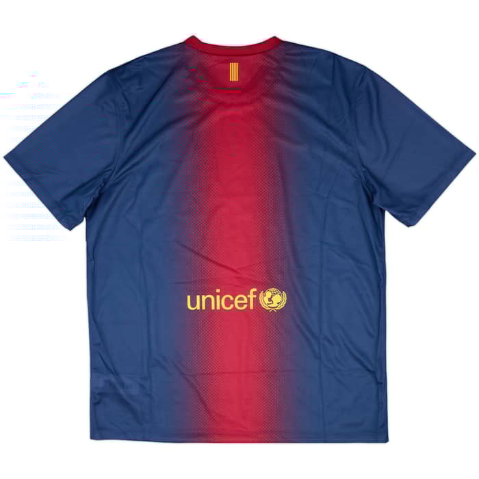 2012-13 Barcelona Basic Home Shirt - 9/10 - (XL)