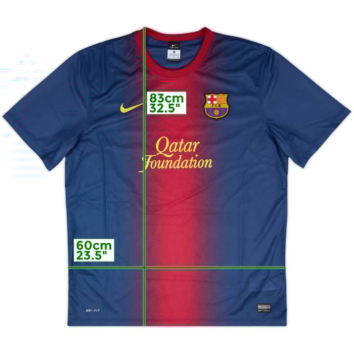 2012-13 Barcelona Basic Home Shirt - 9/10 - (XL)