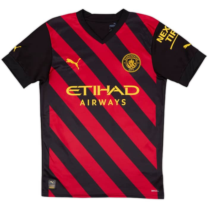 2022-23 Manchester City Away Shirt De Bruyne #17 - 9/10 - (S)