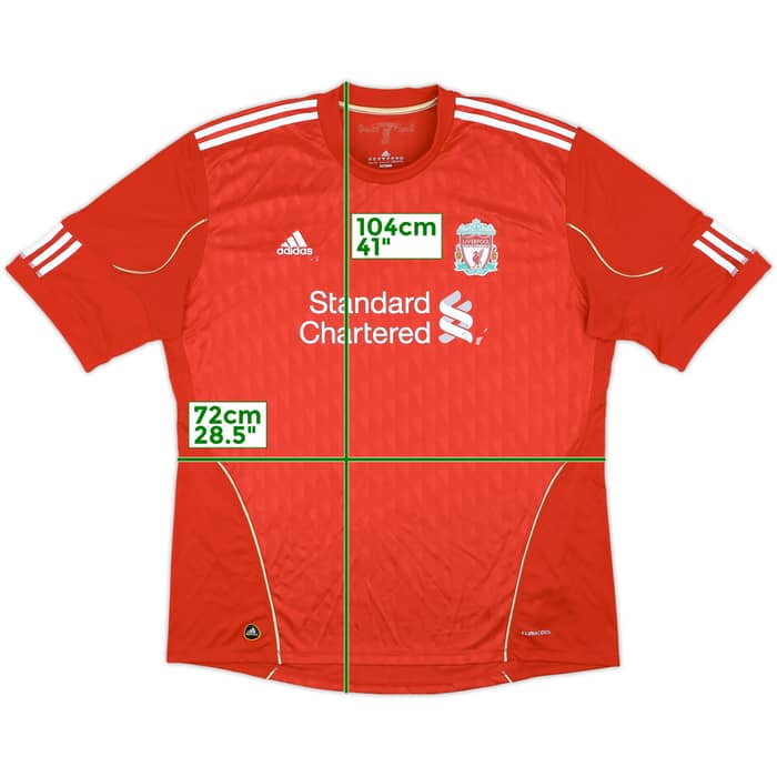 2010-12 Liverpool Home Shirt - 5/10 - (3XL)