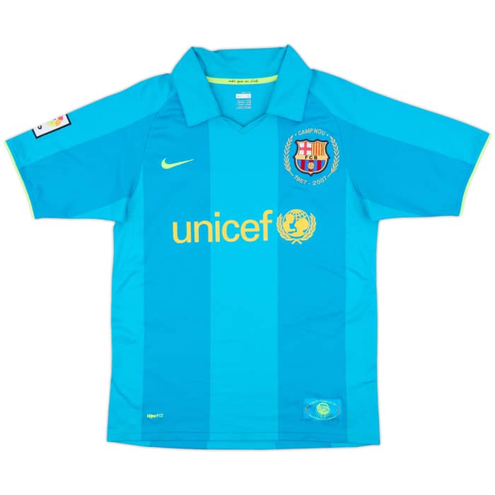 2007-09 Barcelona Away Shirt Ronaldinho #10 - 9/10 - (S)