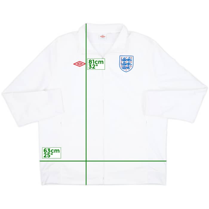 2010-11 England Umbro Track Jacket - 8/10 - (XXL)