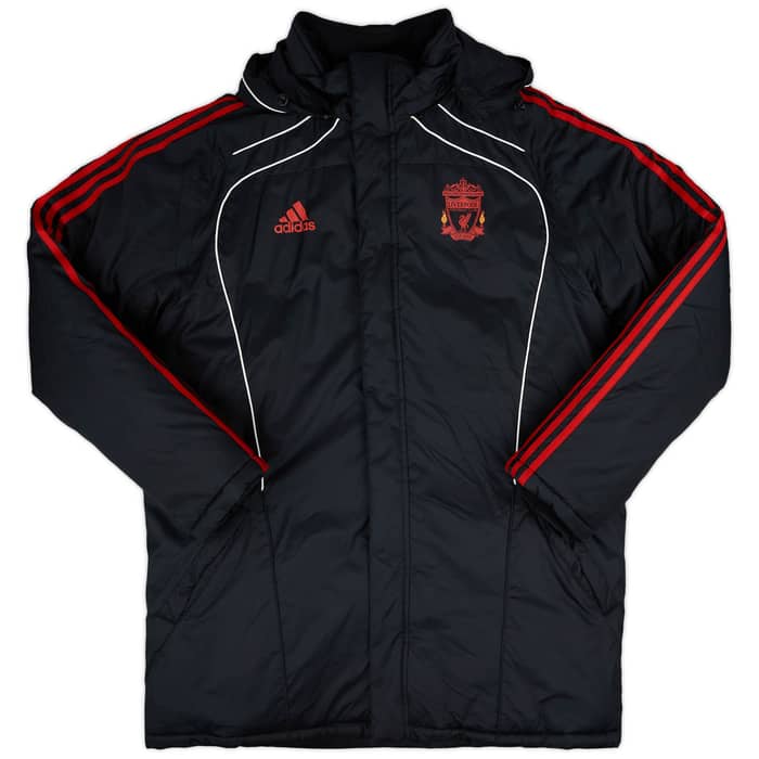 2010-11 Liverpool adidas Padded Bench Coat - 7/10 - (L/XL)