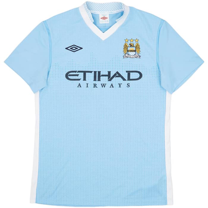 2011-12 Manchester City Home Shirt Kompany #4 - 7/10 - (M)
