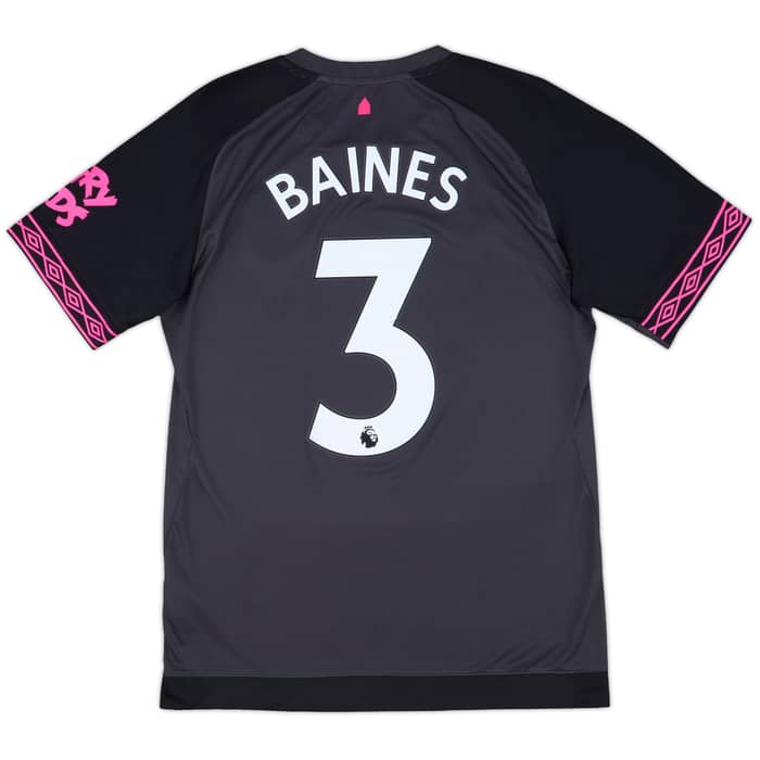 2018-19 Everton Away Shirt Baines #3 - 7/10 - (S)