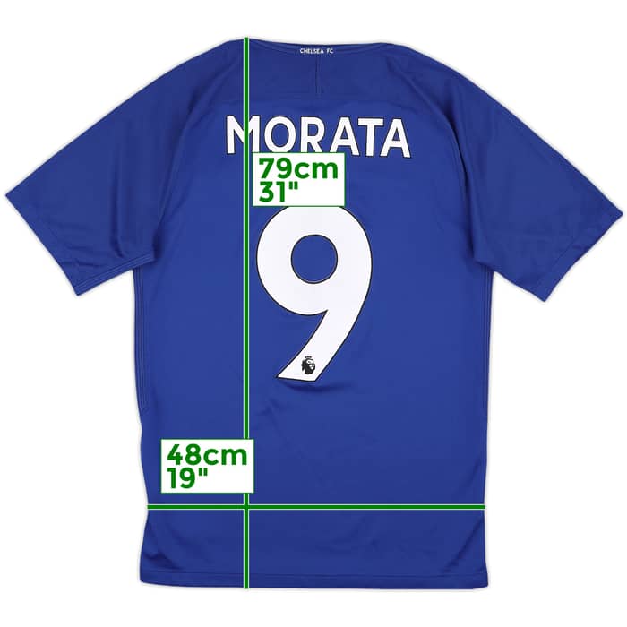 2017-18 Chelsea Home Shirt Morata #9 - 9/10 - (S)