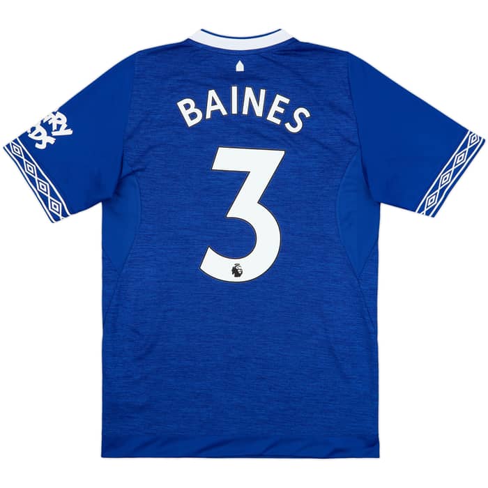 2018-19 Everton Home Shirt Baines #3 - 8/10 - (M)