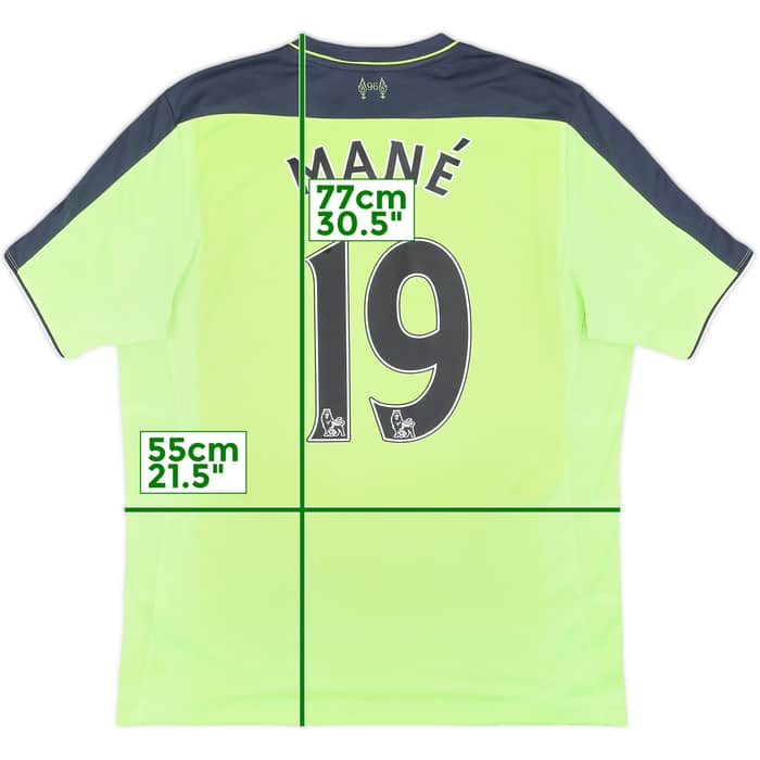 2016-17 Liverpool Third Shirt Mane #19 - 6/10 - (L)