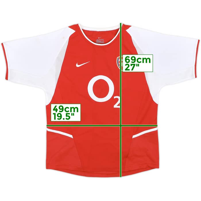 2002-04 Arsenal Home Shirt - 9/10 - (M.Boys)
