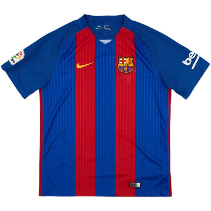 2016-17 Barcelona Home Shirt Messi #10 - 6/10 - (L)