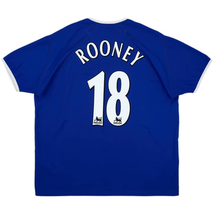 2003-04 Everton Home Shirt Rooney #18 - 8/10 - (XL)