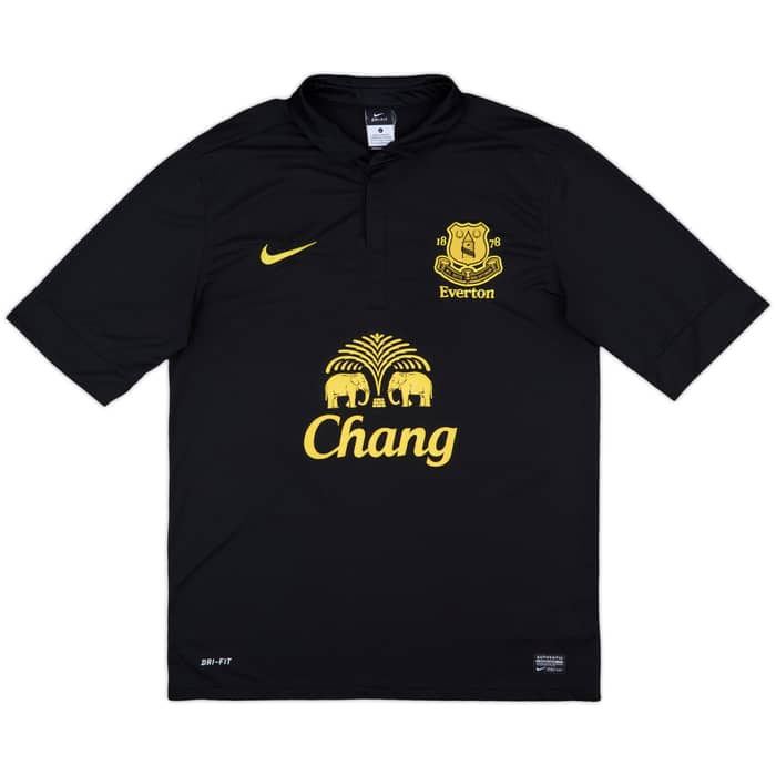 2012-13 Everton Away Shirt Oviedo #8 - 9/10 - (L)
