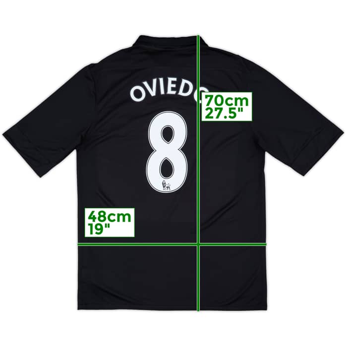 2012-13 Everton Away Shirt Oviedo #8 - 9/10 - (L)