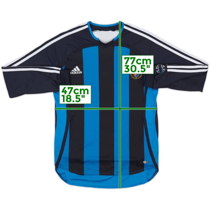 2006-07 Djurgardens Home L/S Shirt - 8/10 - (S)