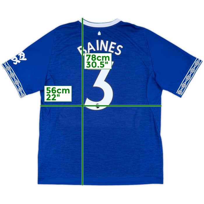 2018-19 Everton Home Shirt Baines #3 - 9/10 - (XXL)