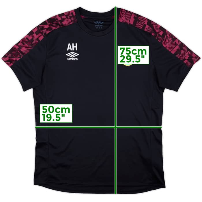 2020-21 Burnley Staff Issue Umbro Training Shirt AH - 10/10 - (XL)